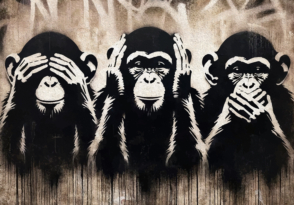 Singes de la sagesse par Andreas Magnusson
